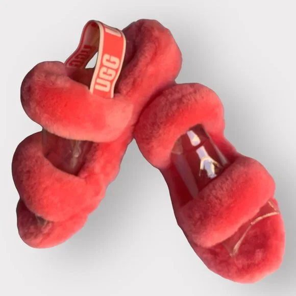 New NWoT UGG Women's OH YEAH Slipper Slide Sz 10 READ DESCRIPTION! - Picture 4 of 8